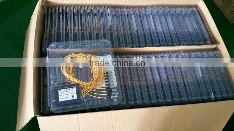 1x8 SC/PC 2.0mm fanout fiber PLC optical splitter