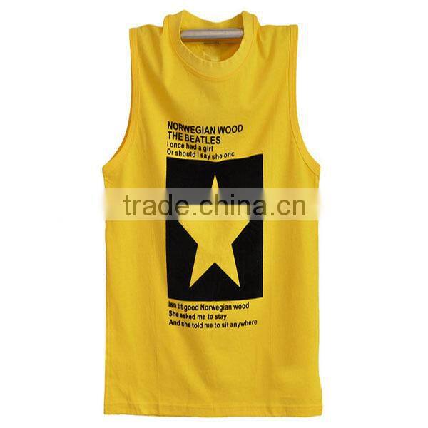 Hot ! 2014 New Design Cheap Wholesale Mens Cotton Tank Tops (lyt-04000262)