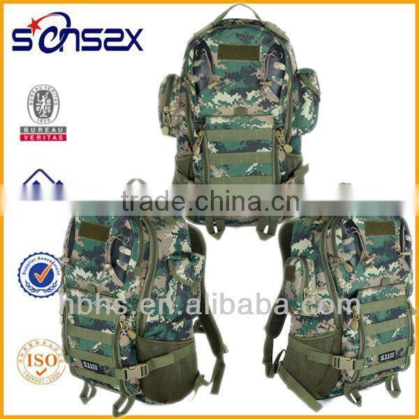 Waterproof military bag camping hiking backpack brand