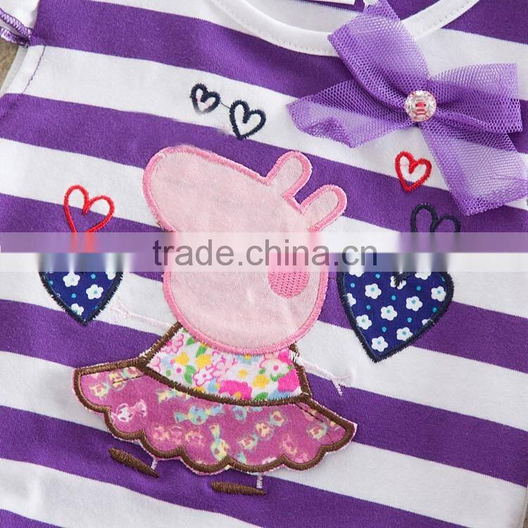 (H103) girls party summer dresses designs for kids children clothes Neat brand girls baby clothing wear frocks