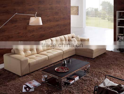 Home Livingroom Leather Sofa Set Furniture 8045