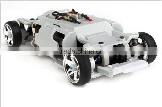 4pcs Battery Self Assemble RTR RC Cars