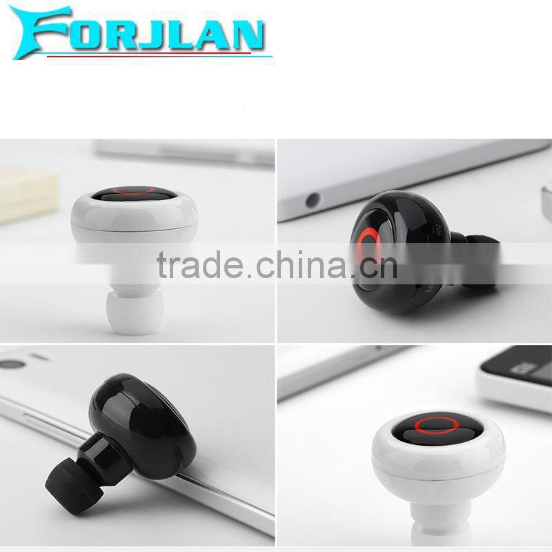 v4.0 super mini bluetooth earphone in-ear handfree bluetooth single earphone for driver
