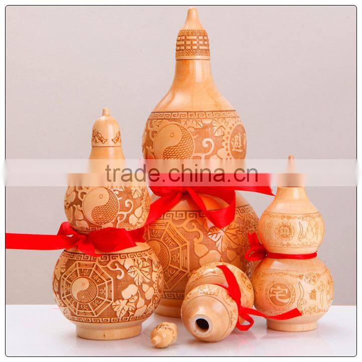 Peach wooden bagua Wu Lou, different size