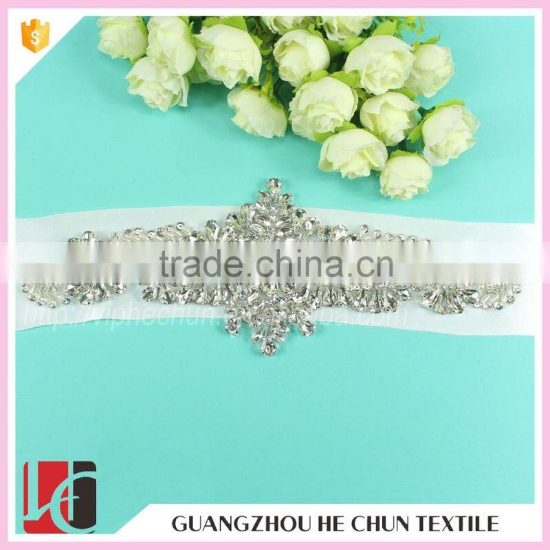 HC-11-1 Hechun Decorative Wedding Gown Blind Bead Crystal Applique Trim