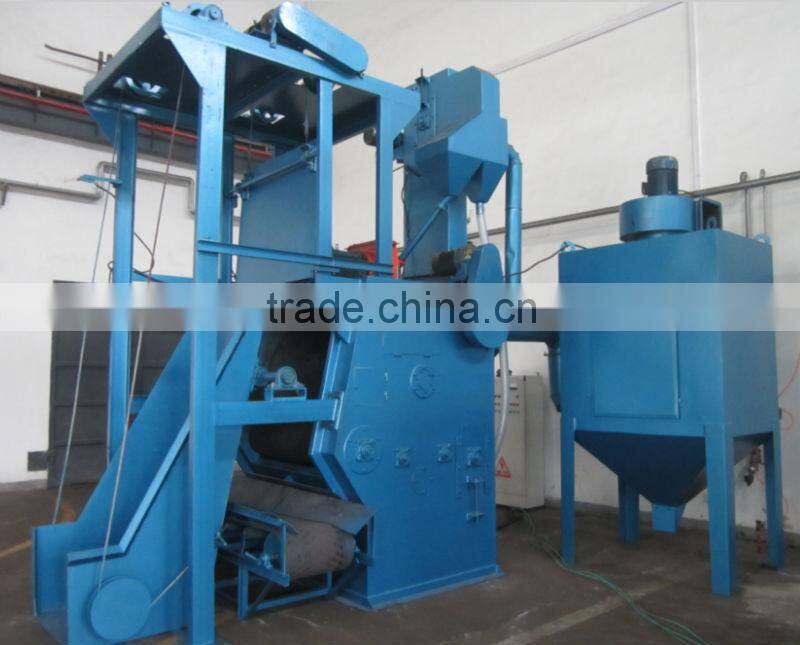 High efficiency rubber belt shot blasting equipment /blastrac shot blasting machine