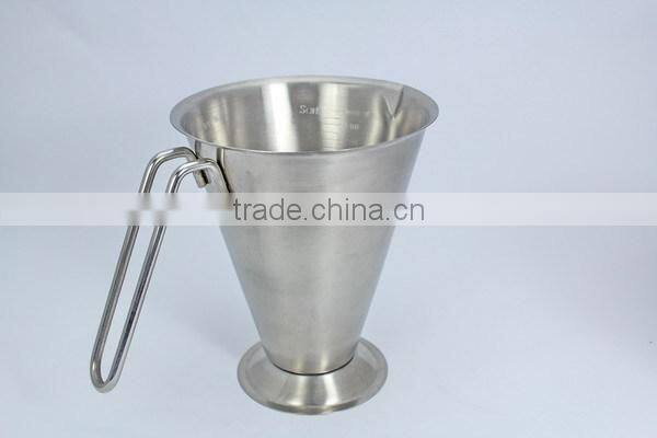 Stainless Steel cone Measuring Cups with spout