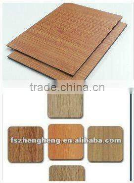 Wood PVDF/PE Aluminum Composite Panel