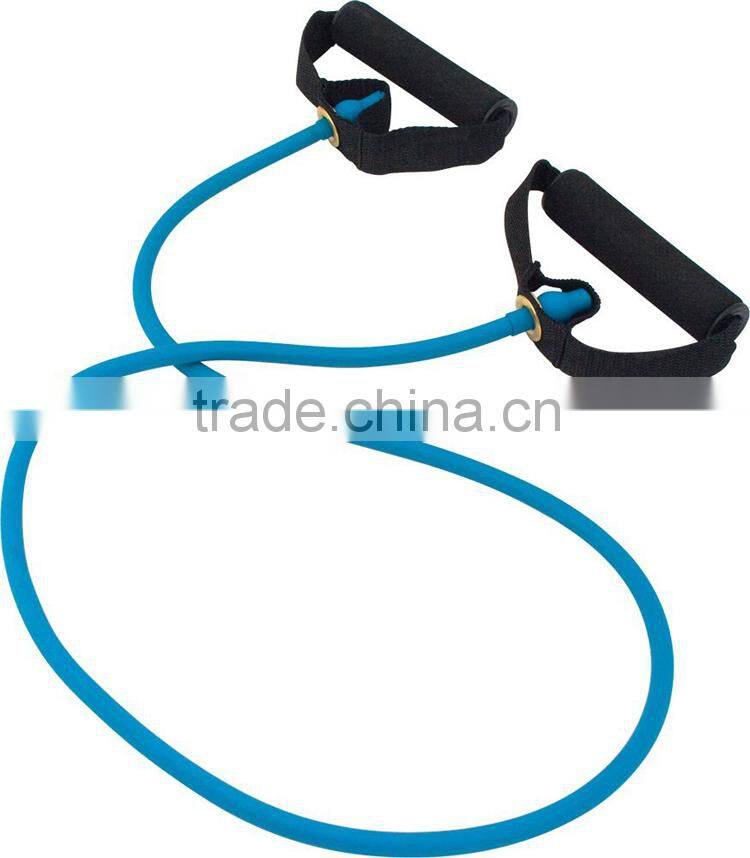 Custom muscle exerciser latex tube resistance exercise band logo