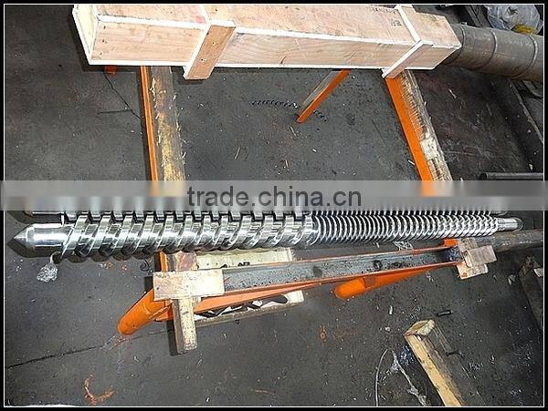 parallel twin screws extruder screw barrel for plastic extruder