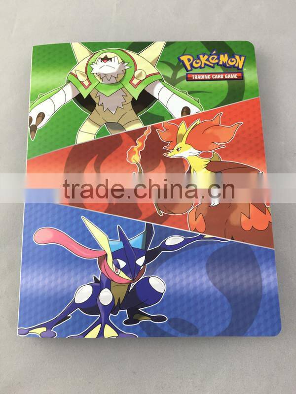 OEM customized Card album with 4-pocket PP portfolios Dongguan factory Pokemon cartoon
