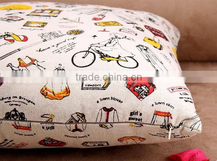 The Train Car Ready Made Sofa Cushion Cover