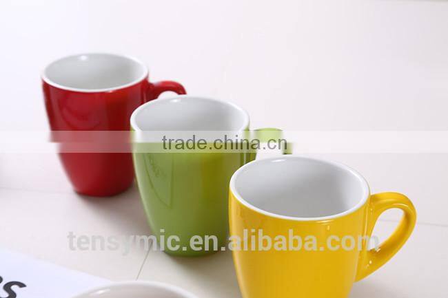colorful ceramic coffee cup for promotional