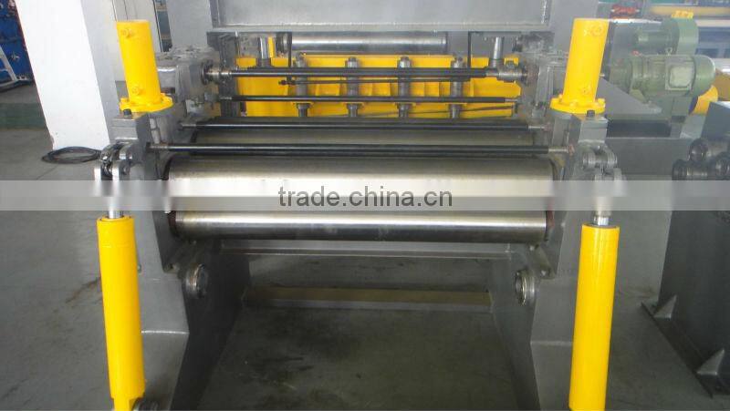 Steel plate cut to length line