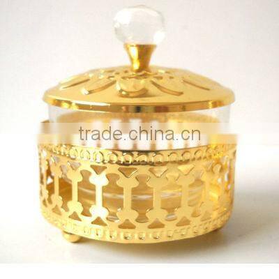 2013 Hot selling stocked glass cup with lid S324