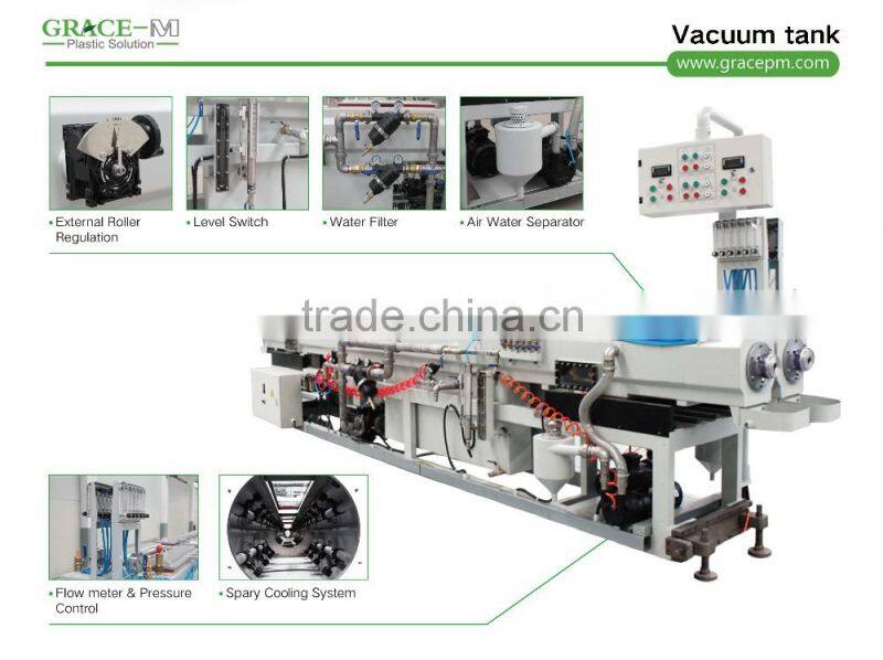 Grace PVC pipe machinery / PVC pipe production line/ PVC pipe making machine whole production line customized capacity