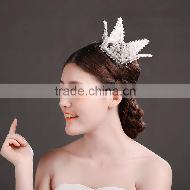 princess flower headband crown headband, wedding flower crown