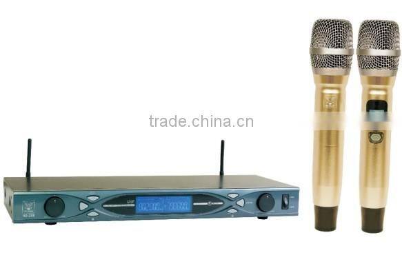 wireless microphone system hd-488 for sale karaoke mic