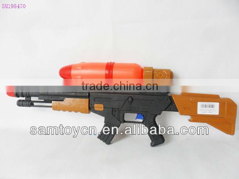 Black plastic water gun for kids