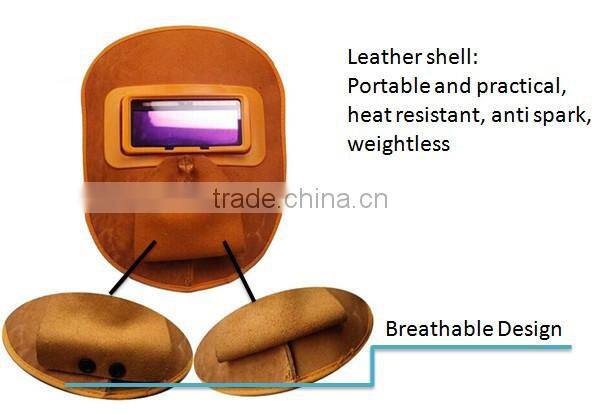 EASTNOVA FS601high quality custom welding safty face shield leather mask for welding