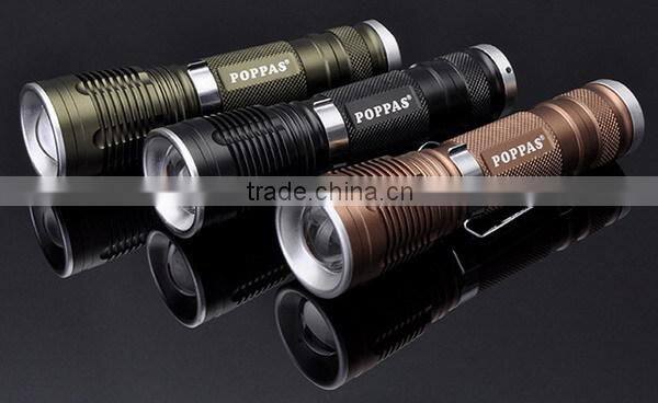 Rechargeable outdoor camping waterproof cheap led flashlight