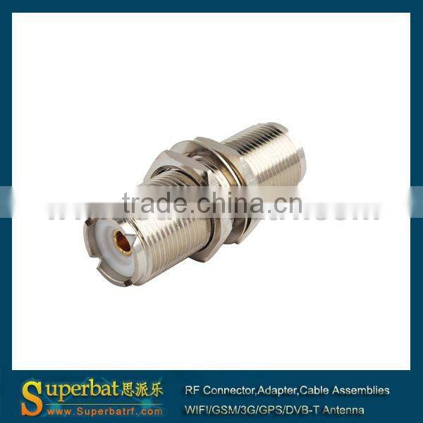 UHF adapter UHF Jack to UHF Jack bulkhead straight radio adapter for audi