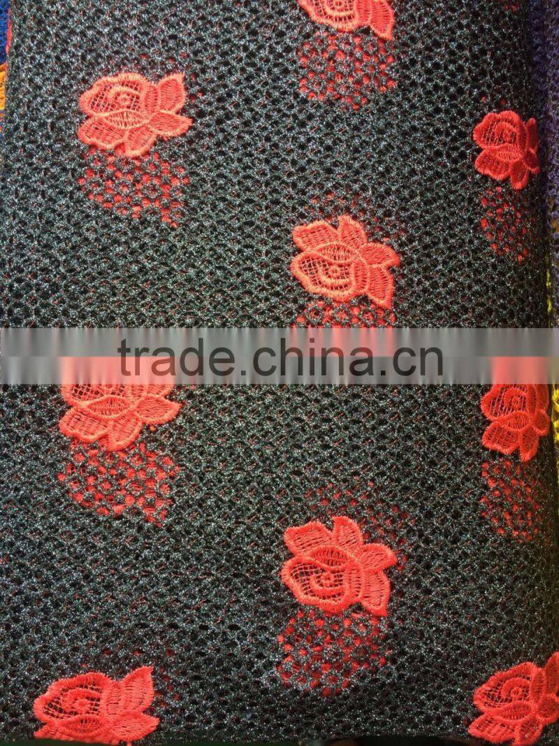 Hot Sell Cord Lace Fabric Digital Printing Fabrics for bridal dressing