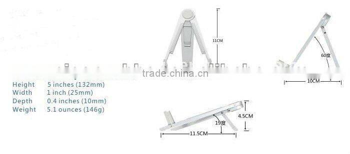 kirsite metal tablet-Mac ipad etagere