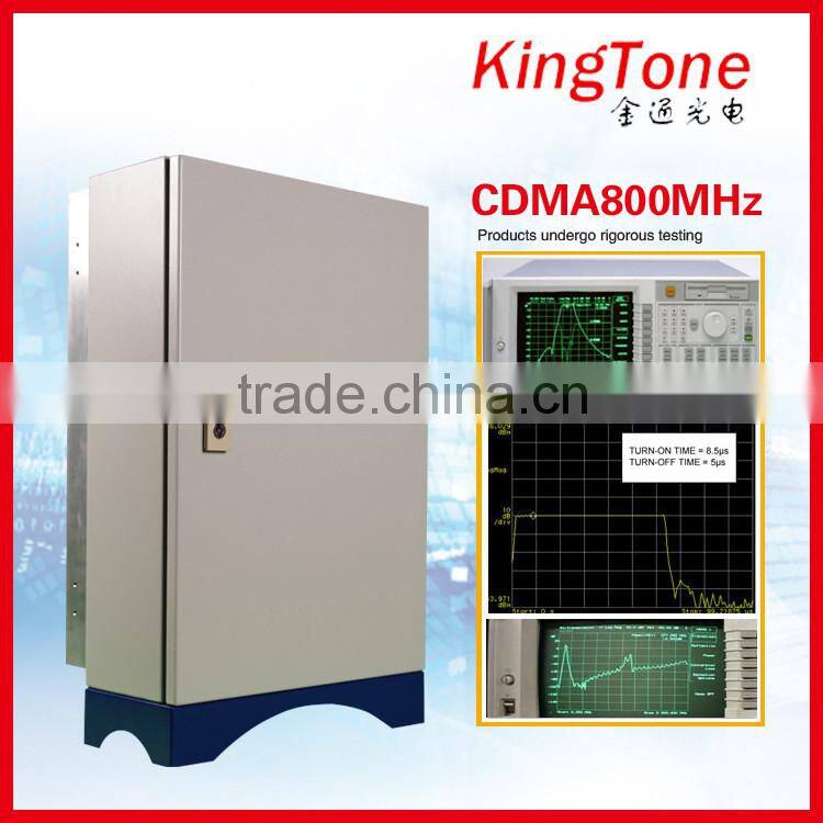 10km Kingtone 20watts high power CDMA800 mobile signal repeater rf powerful amplificer CDMA800MHz cellular signal repeater