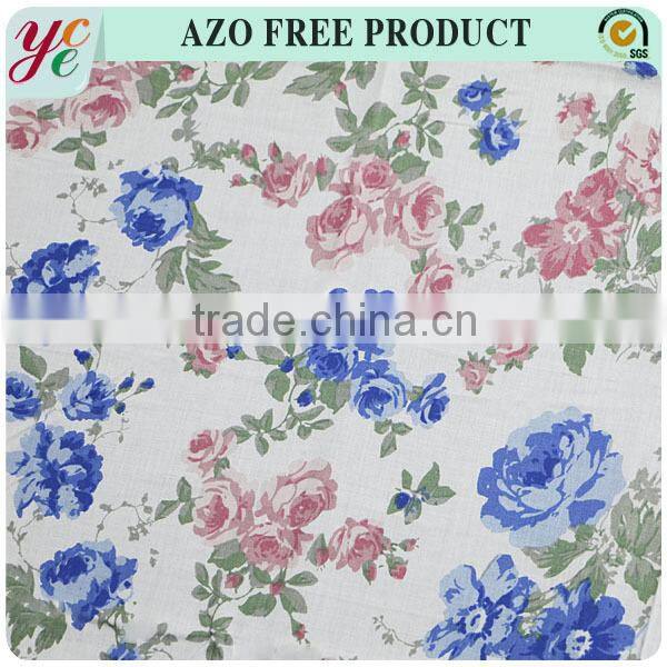 Hot sale Japanese flower pattern rayon printed fabric for kimono