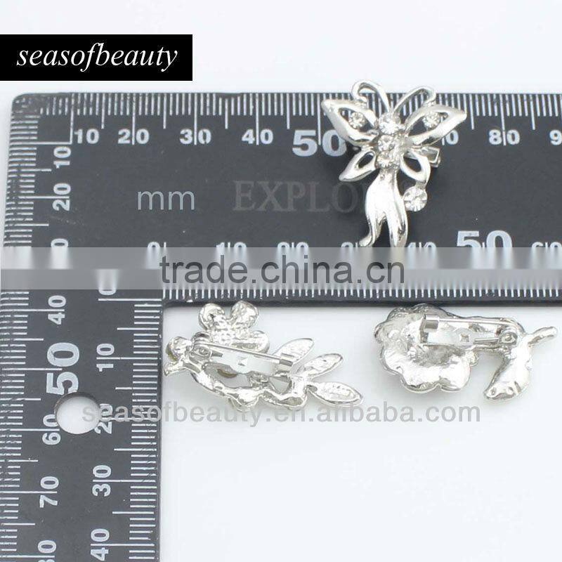 Alibaba Wholesale Fashion Handmade Flower Brooch for Wedding Invitation