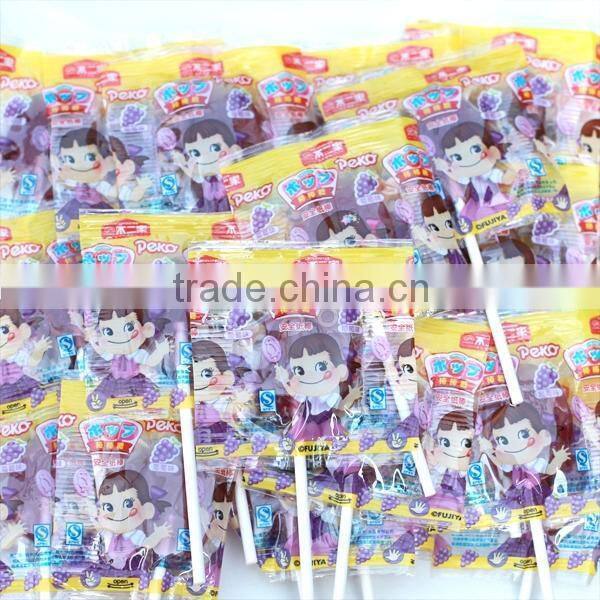 Flat lollipop wrapping machine