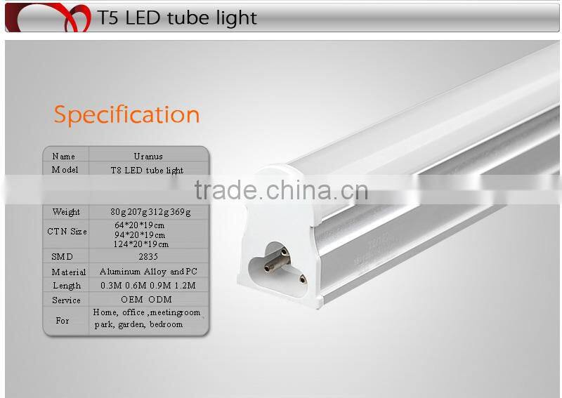 Manufacturer Energy saving high quality epistar chips t10 t5 t8 12v led fluorescent tube light lamp