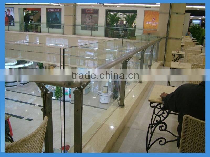 Stainless steel glass railing post