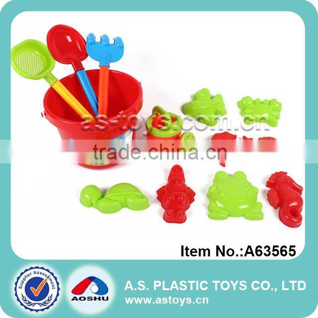 summer sand beach toy 24 pieces short plastic kid garden toy shovel