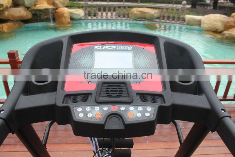 49mm running board home use healthy treadmill equipment with 7 inch touch screen factory directly with wholeslae price