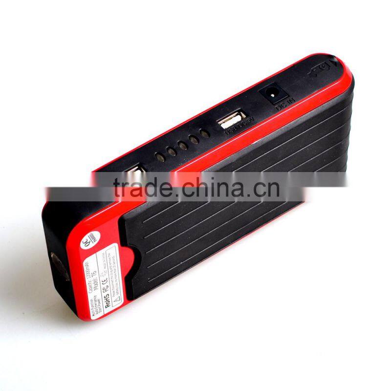 Portable Emergency 12000mah 12V Car Battery Snap On Jump Starter