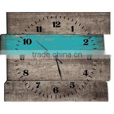 Shabby Chic Wooden Wall Clock For Home Decoration