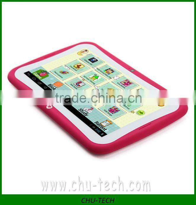 BENEVE R70DL Preschool Education Kids Dual Core Tablet PC 7 Inch RK3028 Android 4.2 1GB RAM 8GB Rose