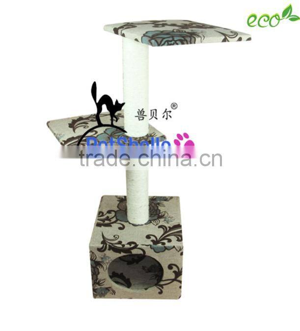 print made cat scratching house