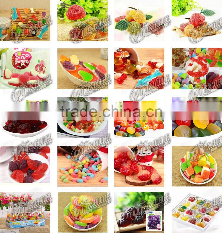 YX150 Factory price snack food professional CE peanut bar candy, jelly candy and hard candy making machine