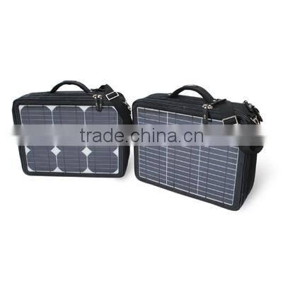 35W solar charger bag/solar bag for charging laptop