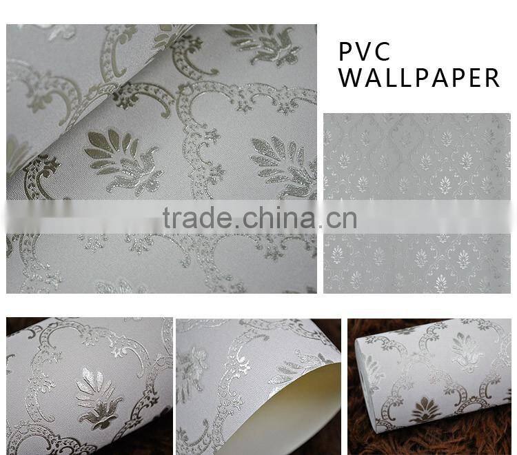 2016 new pvc wallpaper with beautiful designs