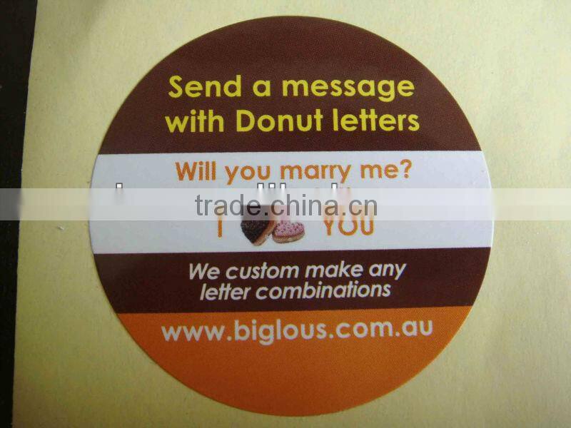 Popular custom round stickers