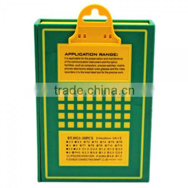 BEST-8921 38 In 1 Precision Screwdriver Set Repair Phone