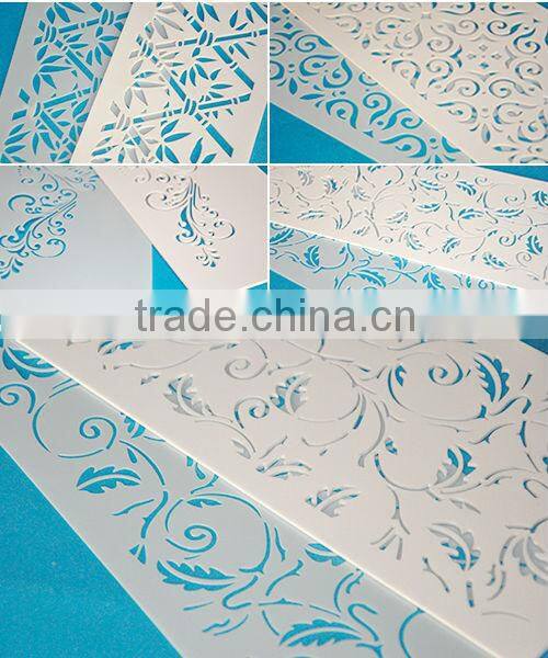 Checkerboard Plastic Cake Stencil Cake Decorating Supplies