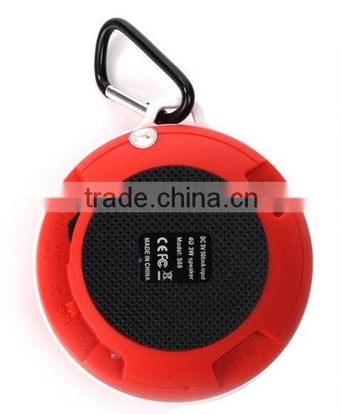 2016 Enchanting gifts Speaker Bluetooth With Carabiner