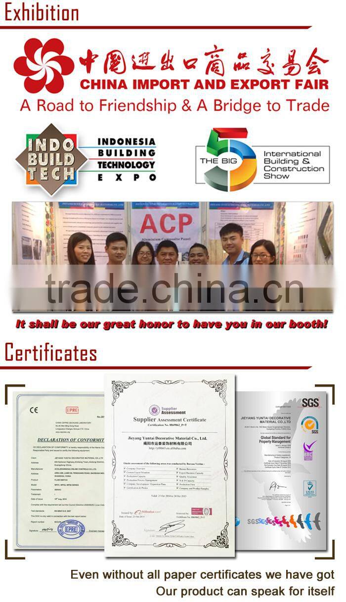 2 mm Brushed finishes Aluminum Composite Panel from China Supplier