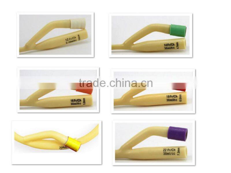 Henso 2-way Female Latex Foley Catheter