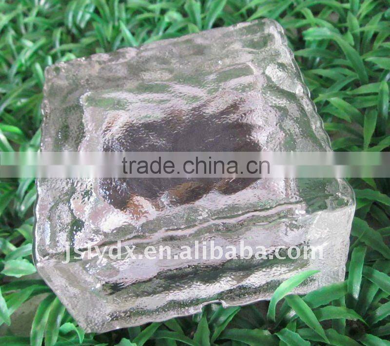 led light solar ice brick light